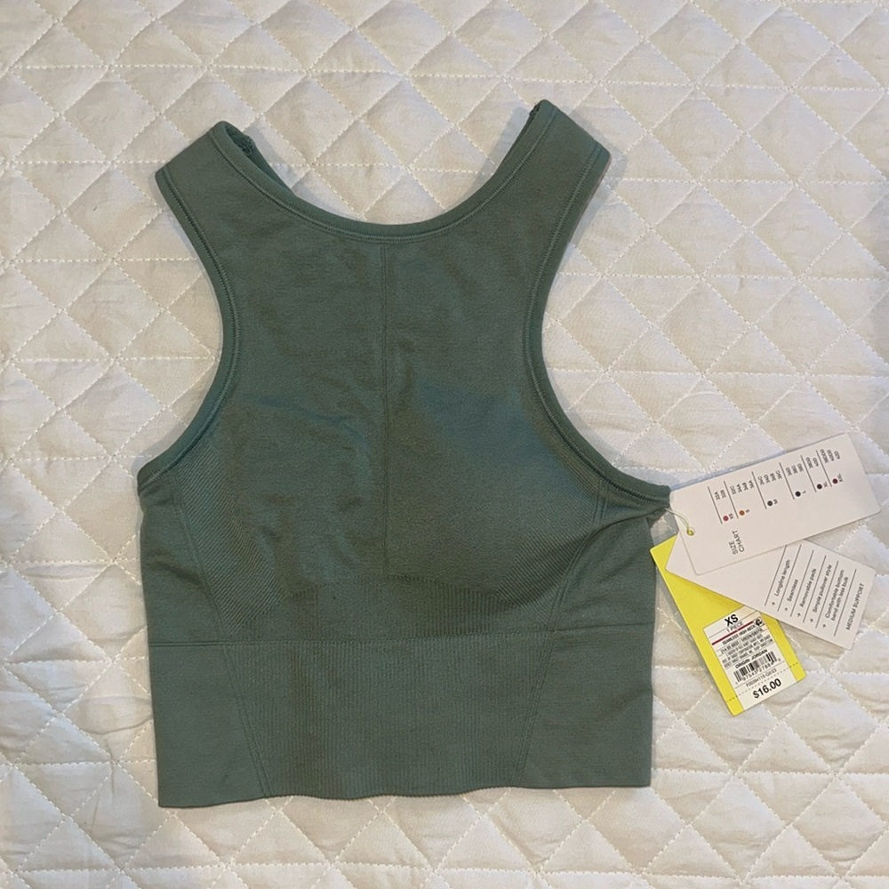 Sage green sports bra size XS- Target